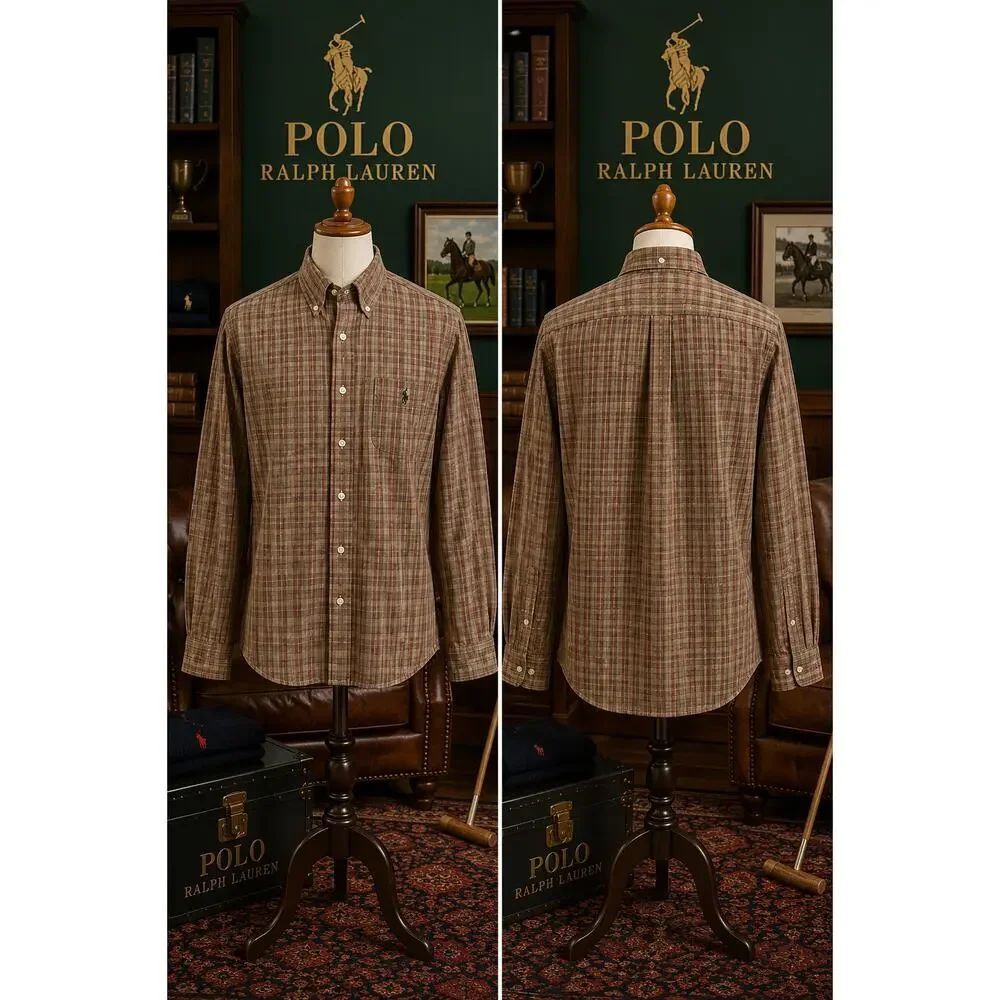 Vintage Polo Ralph Lauren McNeil Plaid Button Down Shirt Men’s XL